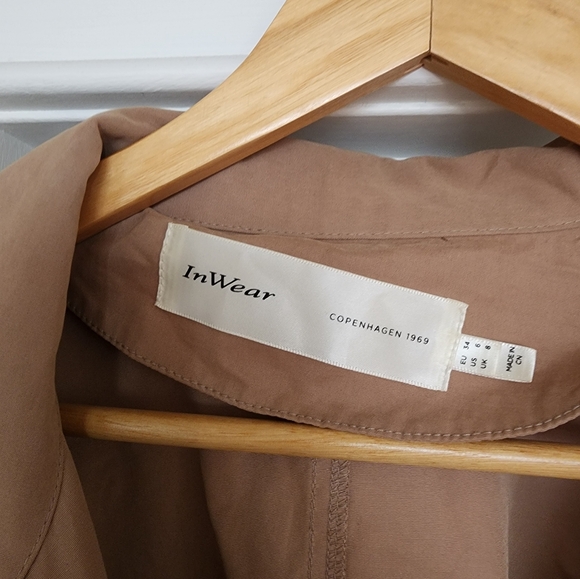 InWear copenhagen brand tan jacket size 6 - Picture 2 of 4